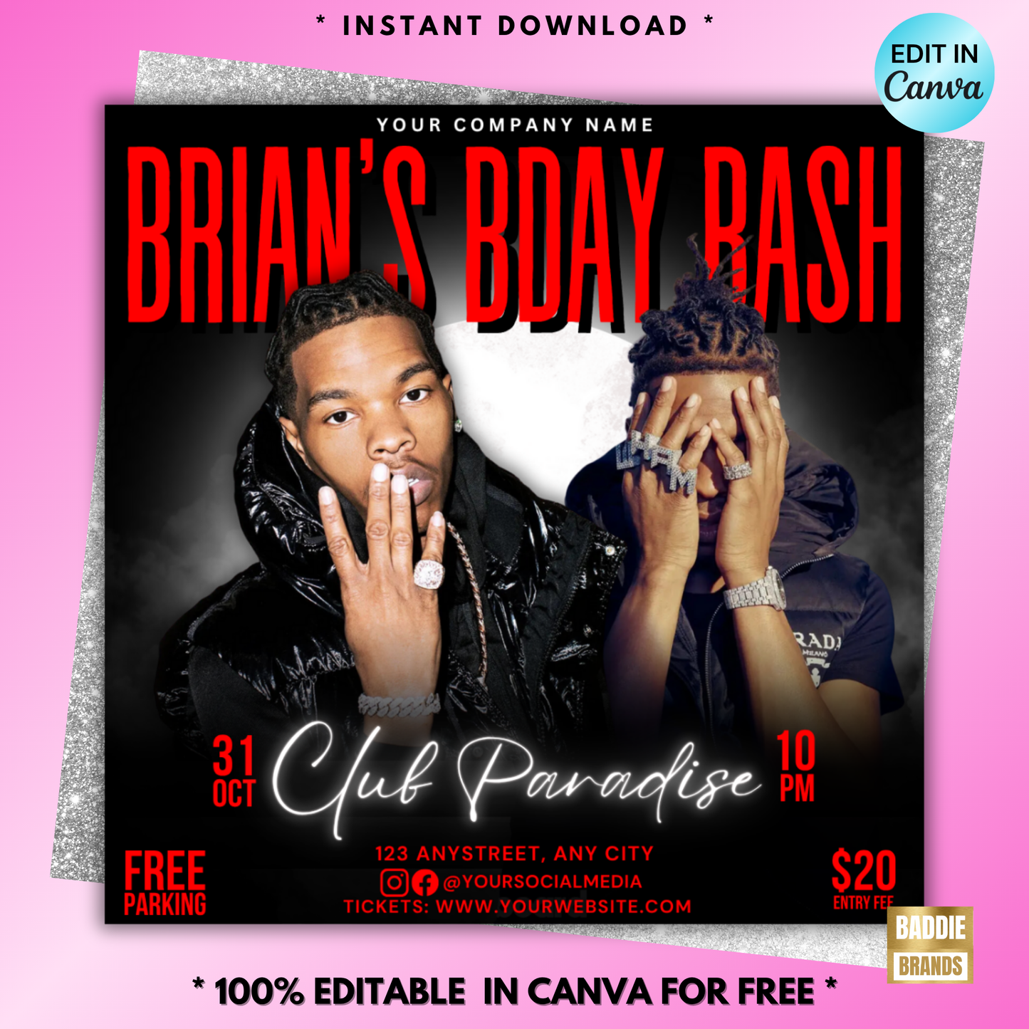 Birthday Flyer Template | Happy Birthday Flyer