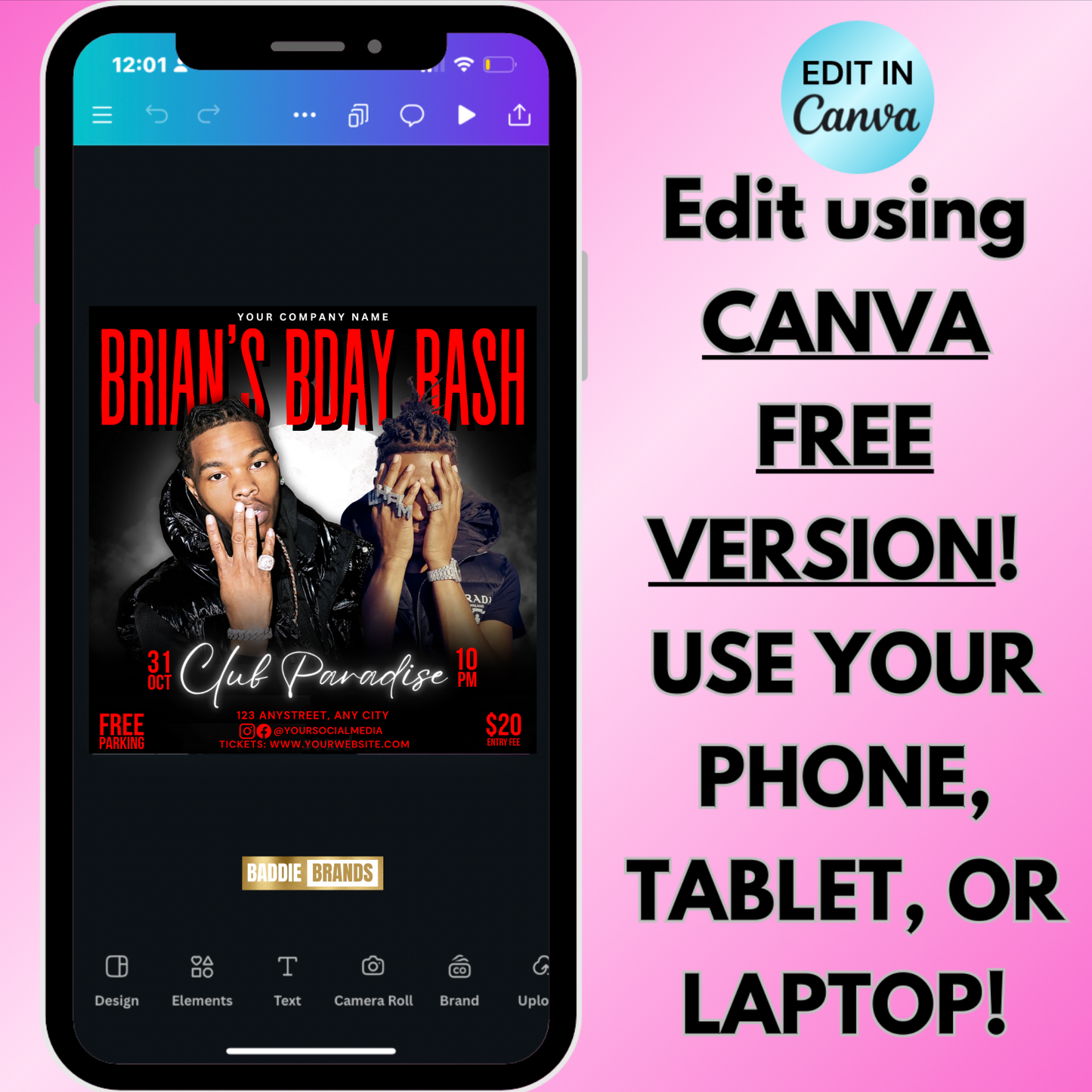 Birthday Flyer Template | Happy Birthday Flyer