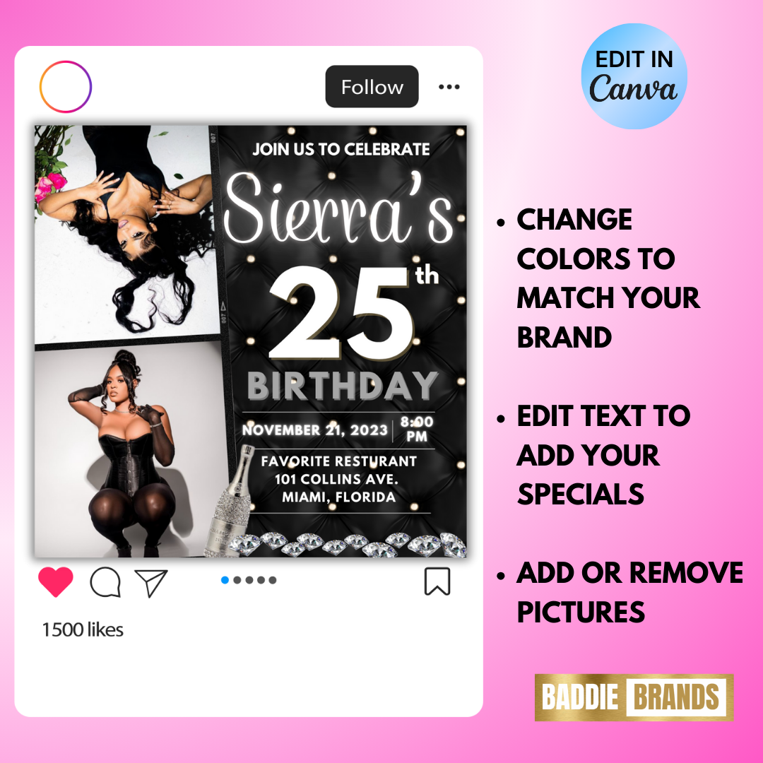 Birthday Flyer Templates | Party Invitation Flyer | Nightclub Flyer