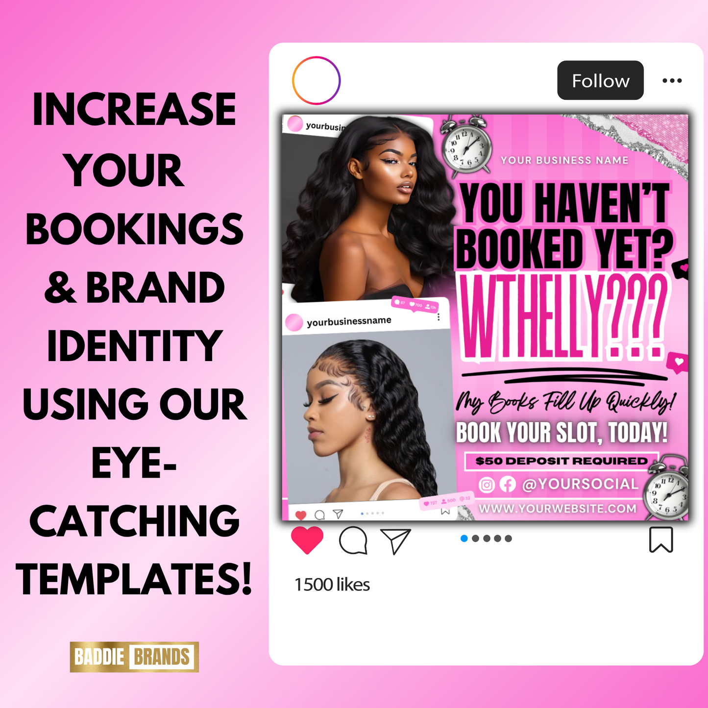 June Booking Flyer Template | Summer Booking Flyer