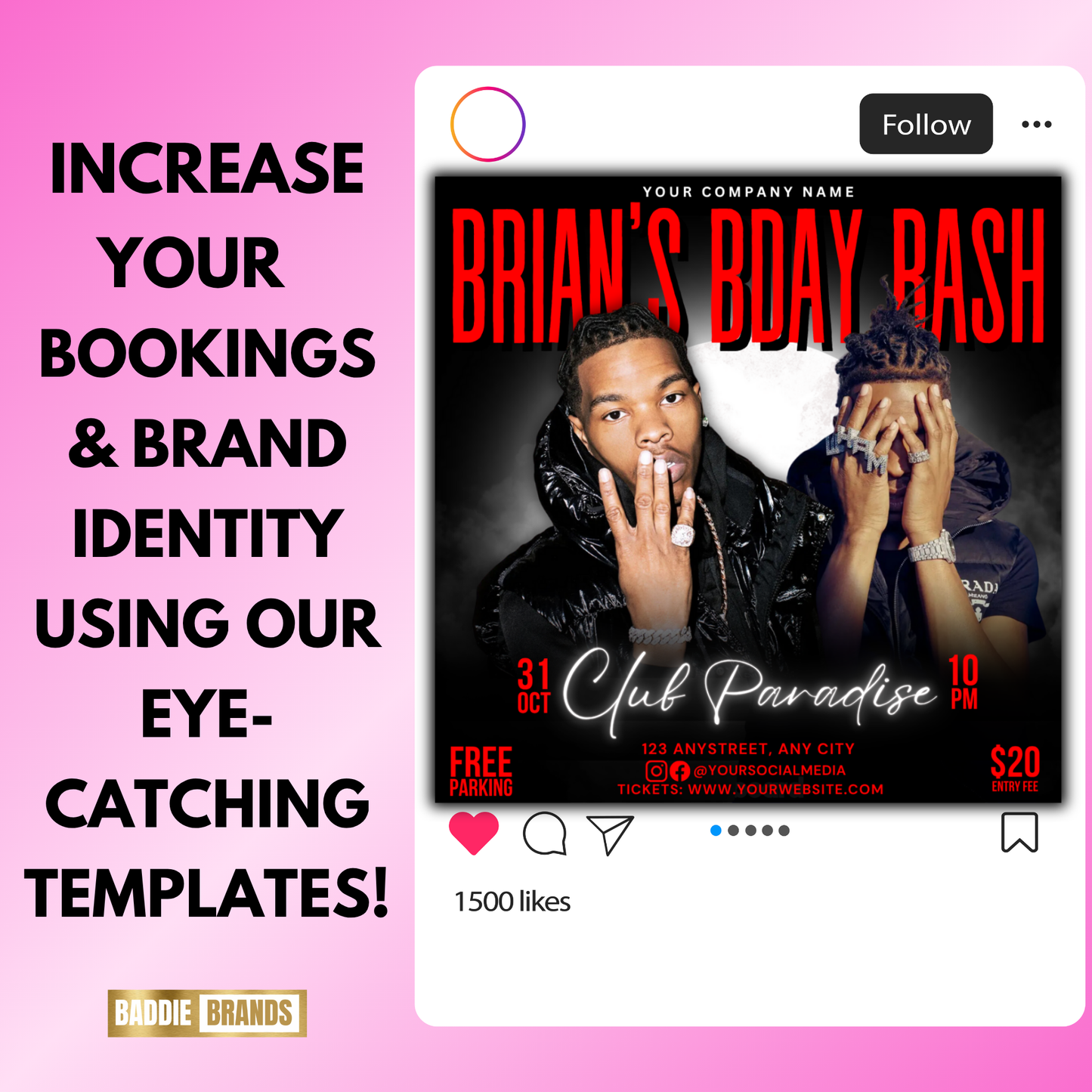 Birthday Flyer Template | Happy Birthday Flyer