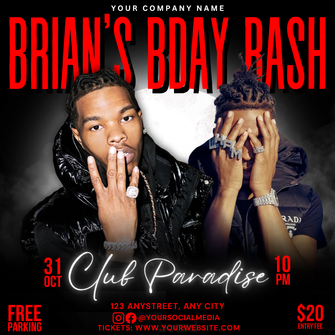 Birthday Flyer Template | Happy Birthday Flyer