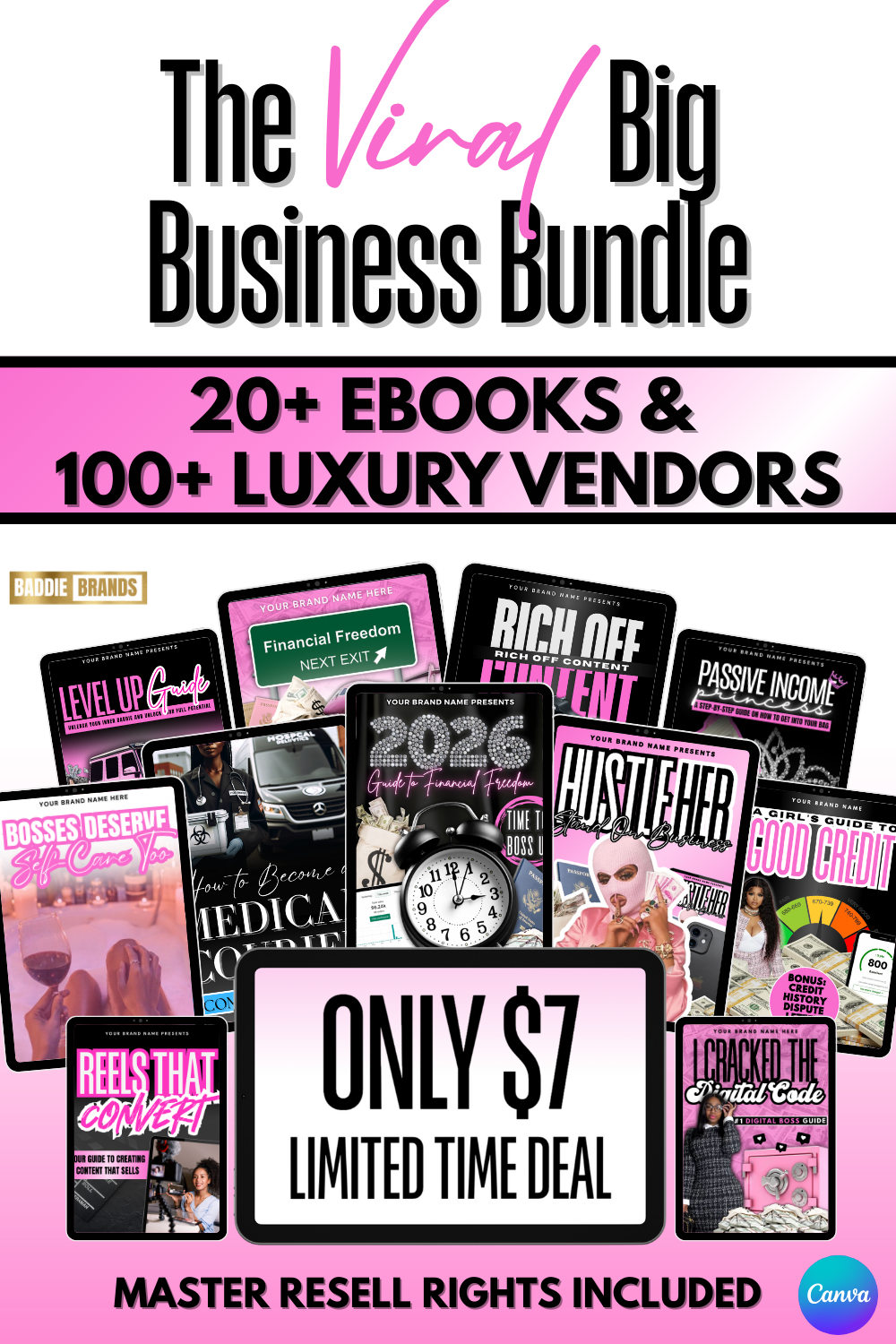 Big Business Bundle with Master Resell Rights | Ebook Templates & Vendor Lists