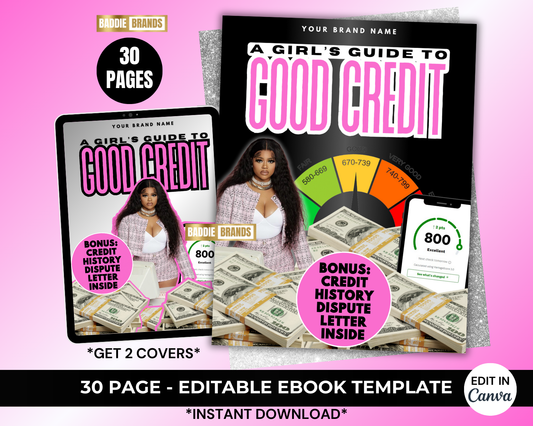 Credit Repair Ebook | Done For You Ebook, Add your brand and resell | Premade Ebook Template | Passive Income Ebook