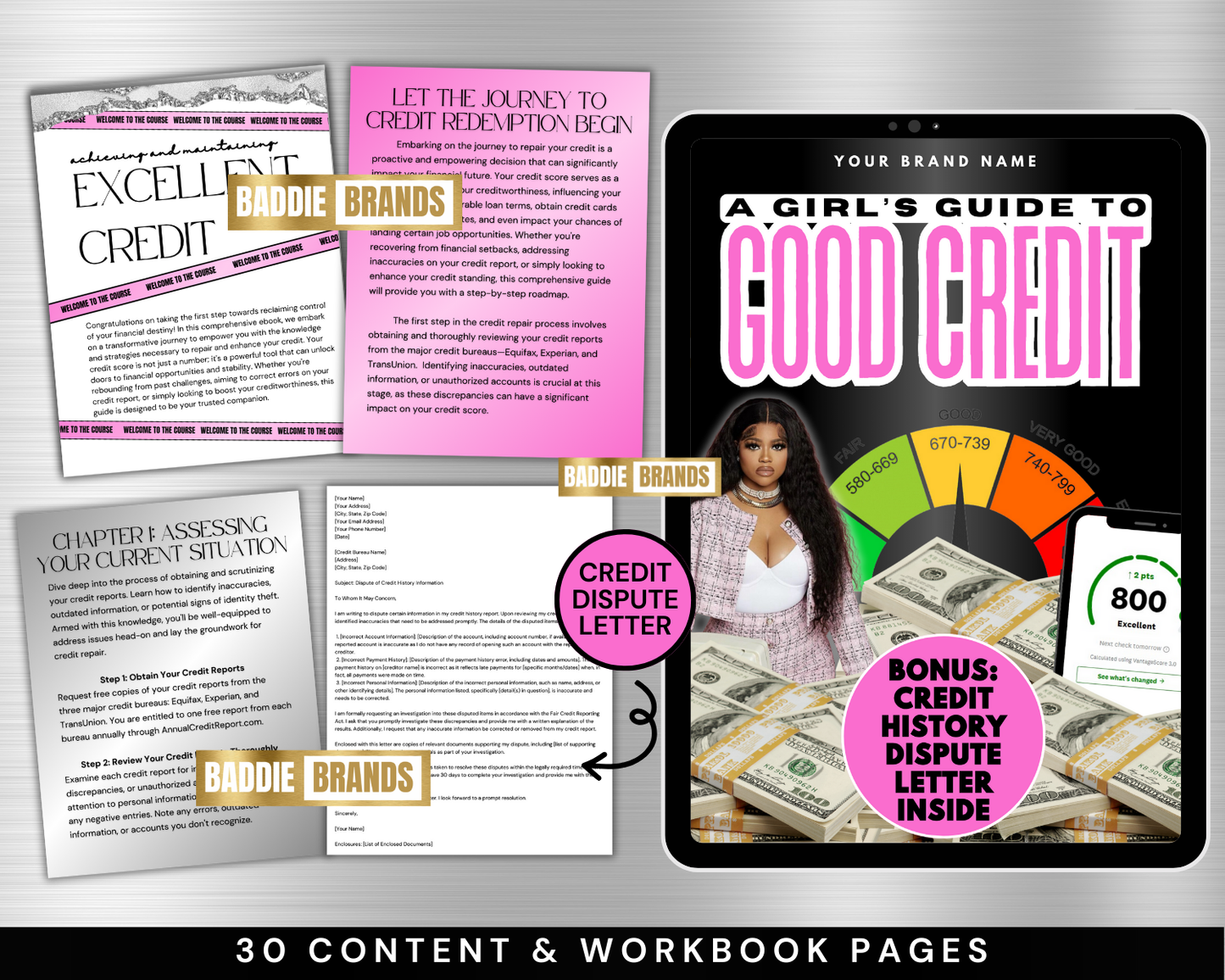 Credit Repair Ebook | Done For You Ebook, Add your brand and resell | Premade Ebook Template | Passive Income Ebook