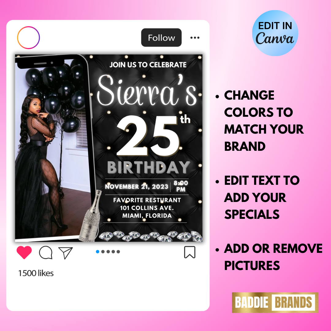 Birthday Flyer Templates |  Party Invitation Flyer | Nightclub Flyer