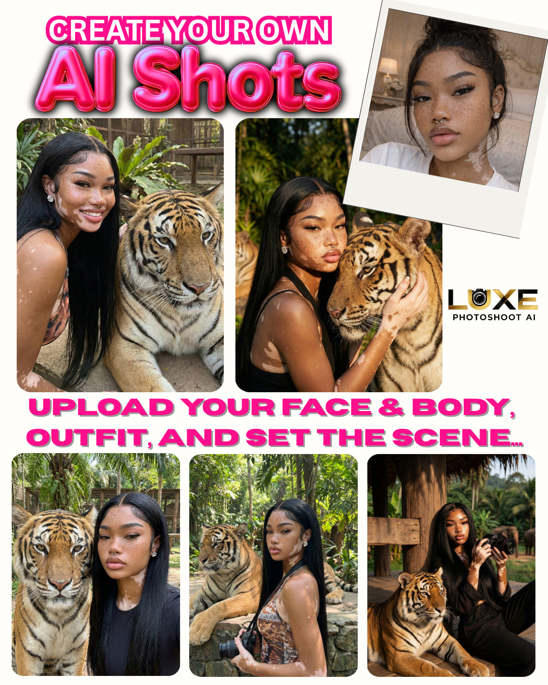 Luxe Photoshoot AI Shots – Lifetime Access Unlimited Pro AI Photoshoot Studio for Luxury Content Creators