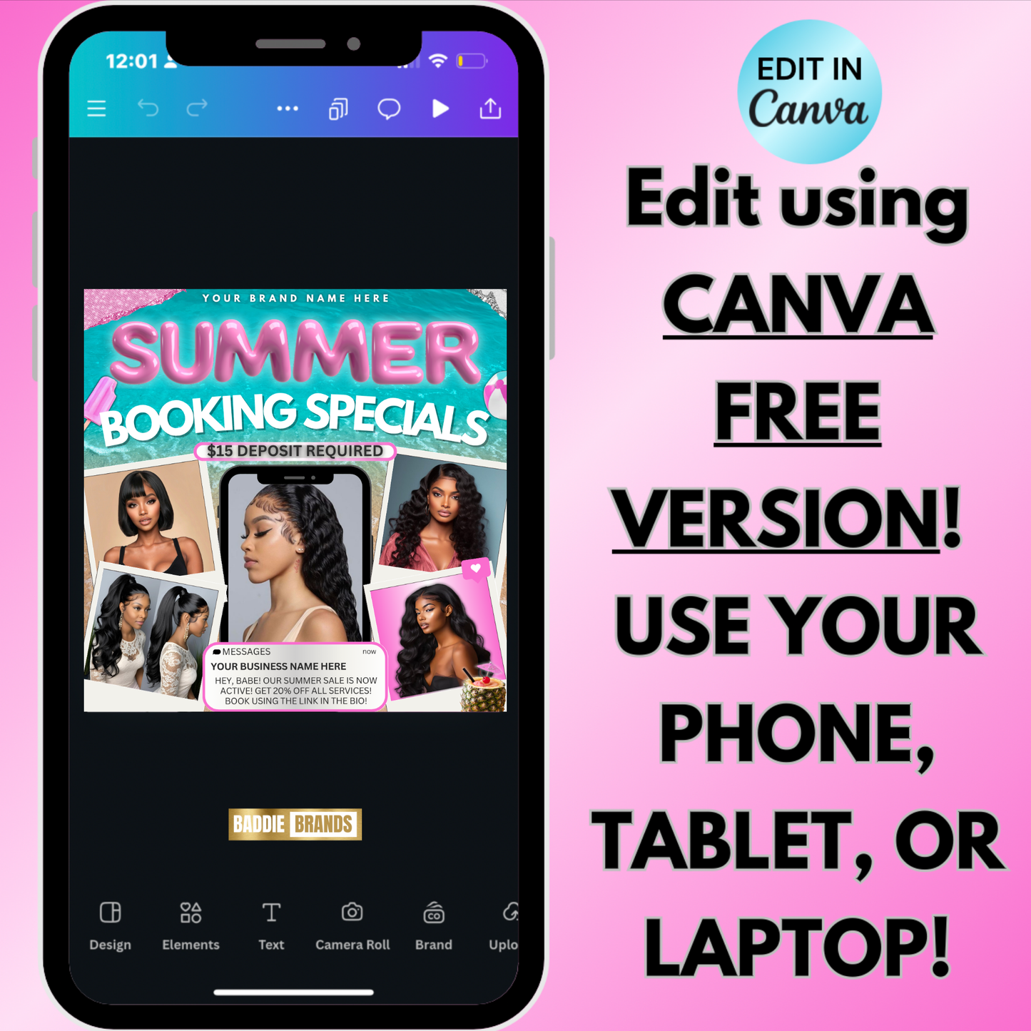 Summer Booking Flyer Template | June Booking Flyer