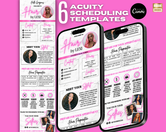 Acuity Scheduling Website Template | Booking Website